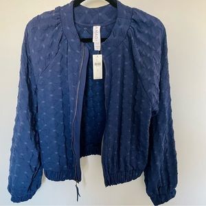 Anthropologie Amadi Textured Bomber Jacket. NWT
